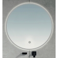 BRILAGI - LED καθρέφτης μπάνιου VENA SILVER LED/26W/230V Ø 80 εκ. IP44 CRI 90 ρυθμιζόμενος + CCT