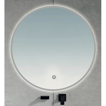 BRILAGI - LED καθρέφτης μπάνιου VENA SILVER LED/26W/230V Ø 80 εκ. IP44 CRI 90 ρυθμιζόμενος + CCT