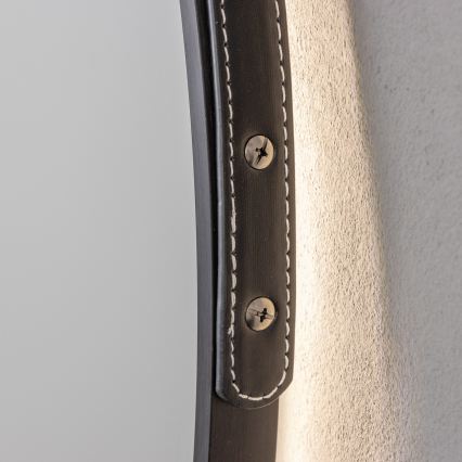 Brilagi - LED καθρέφτης μπάνιου VERESE LED/19W/230V Ø 60 cm μαύρος IP44 CRI 90 ρυθμιζόμενος + CCT