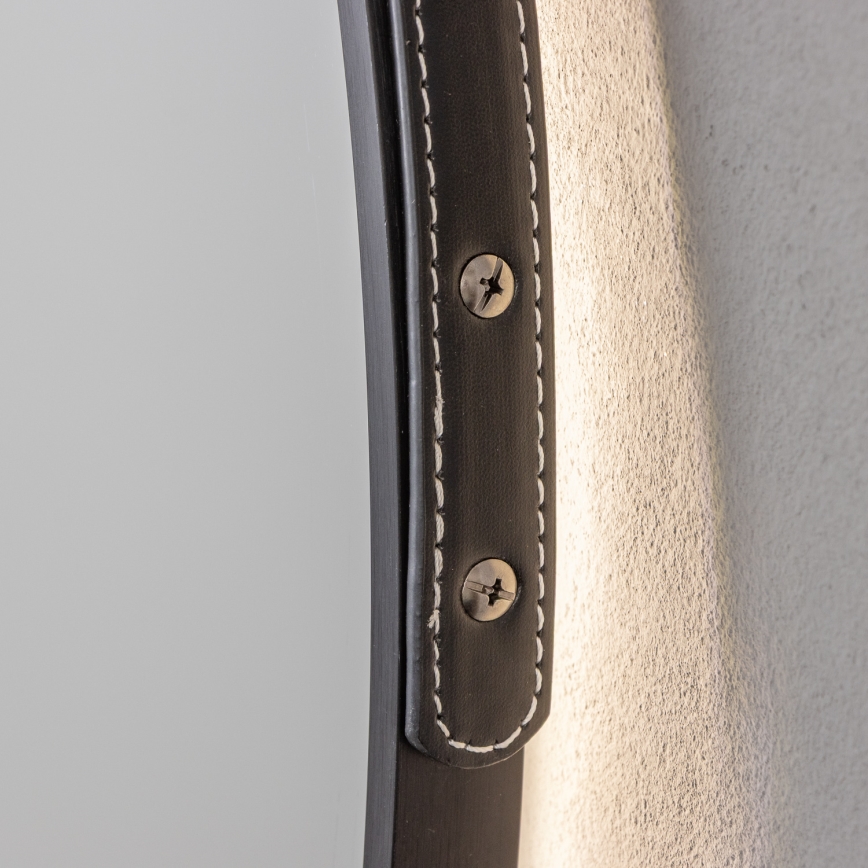 Brilagi - LED καθρέφτης μπάνιου VERESE LED/19W/230V Ø 60 cm μαύρος IP44 CRI 90 ρυθμιζόμενος + CCT