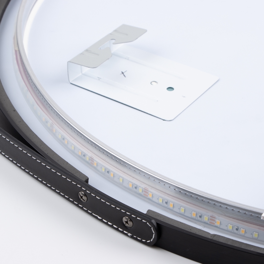 Brilagi - LED καθρέφτης μπάνιου VERESE LED/19W/230V Ø 60 cm μαύρος IP44 CRI 90 ρυθμιζόμενος + CCT