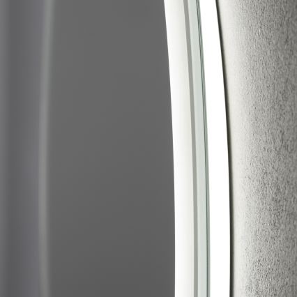 Brilagi - LED θερμαινόμενος καθρέφτης μπάνιου AVA ECO LED/11,5W/230V διάμ. 60 cm IP44 CRI 90 ρυθμιζόμενος + CCT