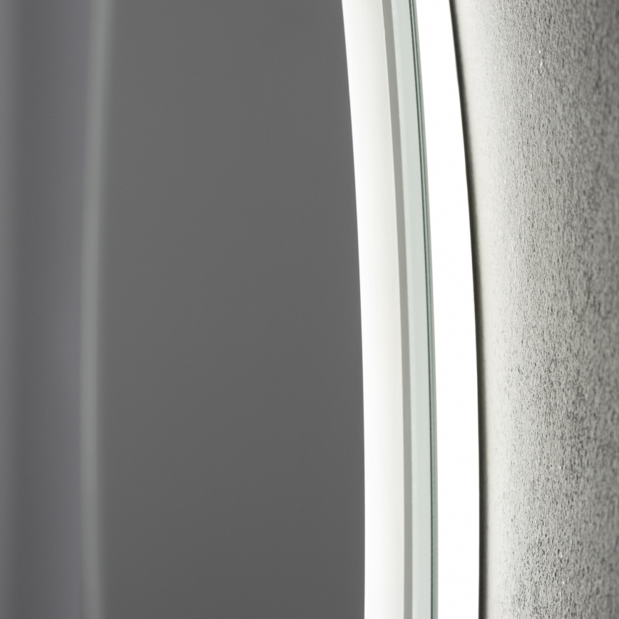 Brilagi - LED θερμαινόμενος καθρέφτης μπάνιου AVA ECO LED/11,5W/230V διάμ. 60 cm IP44 CRI 90 ρυθμιζόμενος + CCT