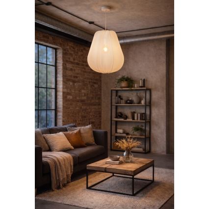 Brilagi - LED κρεμαστό φωτιστικό ARVEN με καλώδιο 1xE27/8W/230V Ø 37 cm λευκό