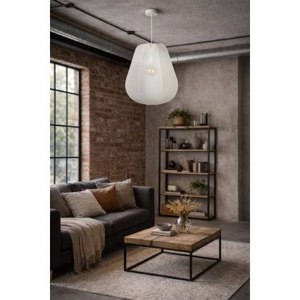 Brilagi - LED κρεμαστό φωτιστικό ARVEN με καλώδιο 1xE27/8W/230V Ø 37 cm λευκό
