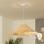 Brilagi - LED κρεμαστό φωτιστικό CERIA BOHO με καλώδιο, 1xE27/40W/230V, Ø 70 cm, ρατάν