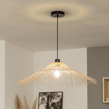 Brilagi - LED κρεμαστό φωτιστικό CERIA BOHO με καλώδιο 1xE27/40W/230V διάμ. 70 cm μπαμπού