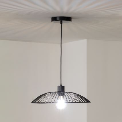 Brilagi - LED κρεμαστό φωτιστικό CERIA WIRE 1xE27/40W/230V Ø 26 cm μαύρο