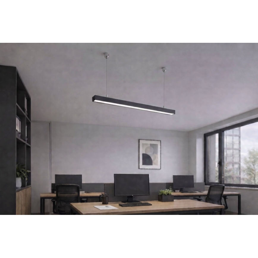 Brilagi - Κρεμαστό φωτιστικό LED FULLDAY LED/10/15/20W/230V 2700/4000/6000K 60 cm μαύρο