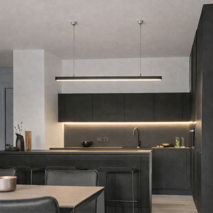 Brilagi - Κρεμαστό φωτιστικό LED FULLDAY LED/30/40/50W/230V 2700/4000/6000K 150 cm μαύρο