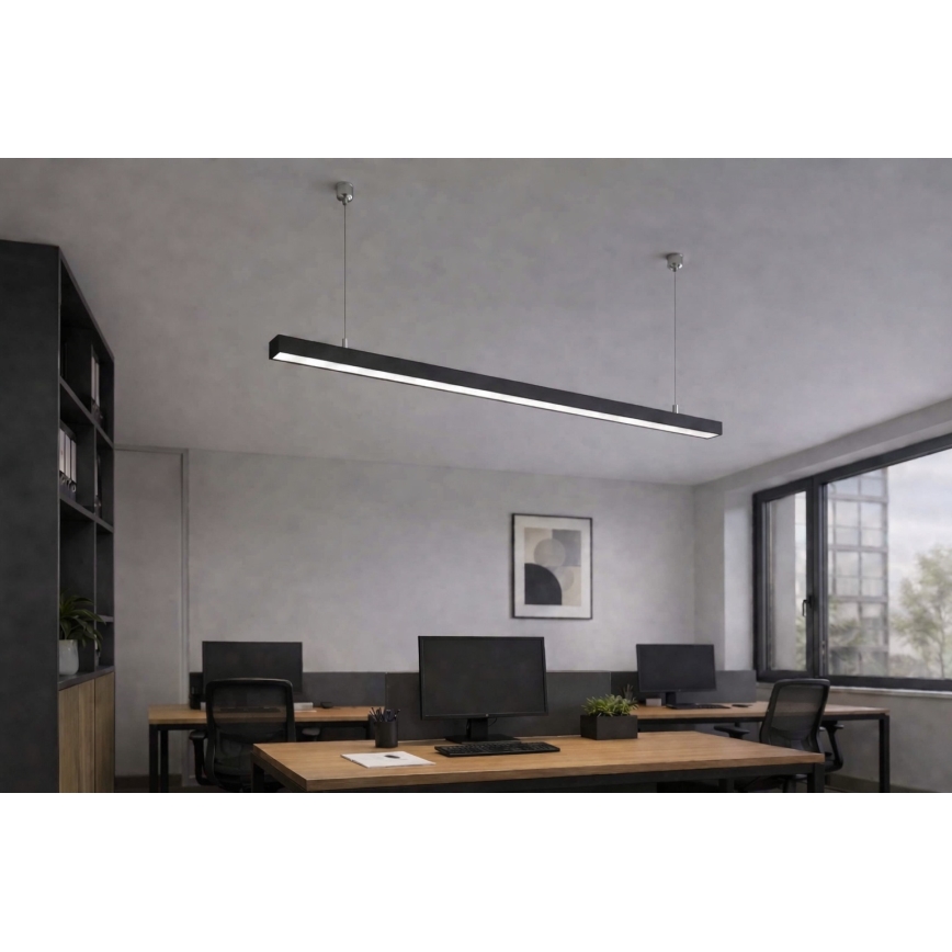 Brilagi - Κρεμαστό φωτιστικό LED FULLDAY LED/30/40/50W/230V 2700/4000/6000K 150 cm μαύρο