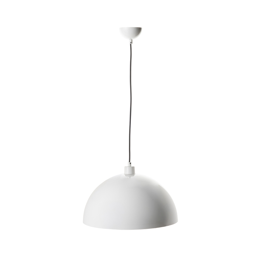 Brilagi - LED κρεμαστό φωτιστικό METALO σε καλώδιο 1xE27/40W/230V, διάμ. 40 cm λευκό/χαλκό