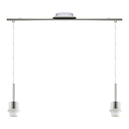 Brilagi - LED κρεμαστό φωτιστικό NUBILA 2xE27/60W/230V πομπηϊκό κόκκινο