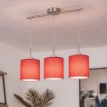 Brilagi - LED κρεμαστό φωτιστικό NUBILA σε καλώδιο 3xE27/60W/230V κόκκινο