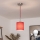Brilagi - LED κρεμαστό φωτιστικό NUBILA με καλώδιο, 1xE27/60W/230V, Ø 14 cm, κόκκινο