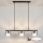 Brilagi - LED Κρεμαστό φωτιστικό σε καλώδιο AURA LUX 3xGX53/30W/230V μαύρο/καπνιστό