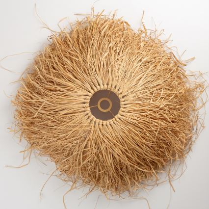 Brilagi - LED κρεμαστό φωτιστικό σε καλώδιο ανάρτησης CERIA BOHO 1xE27/40W/230V διάμ. 60 εκ., ραφία