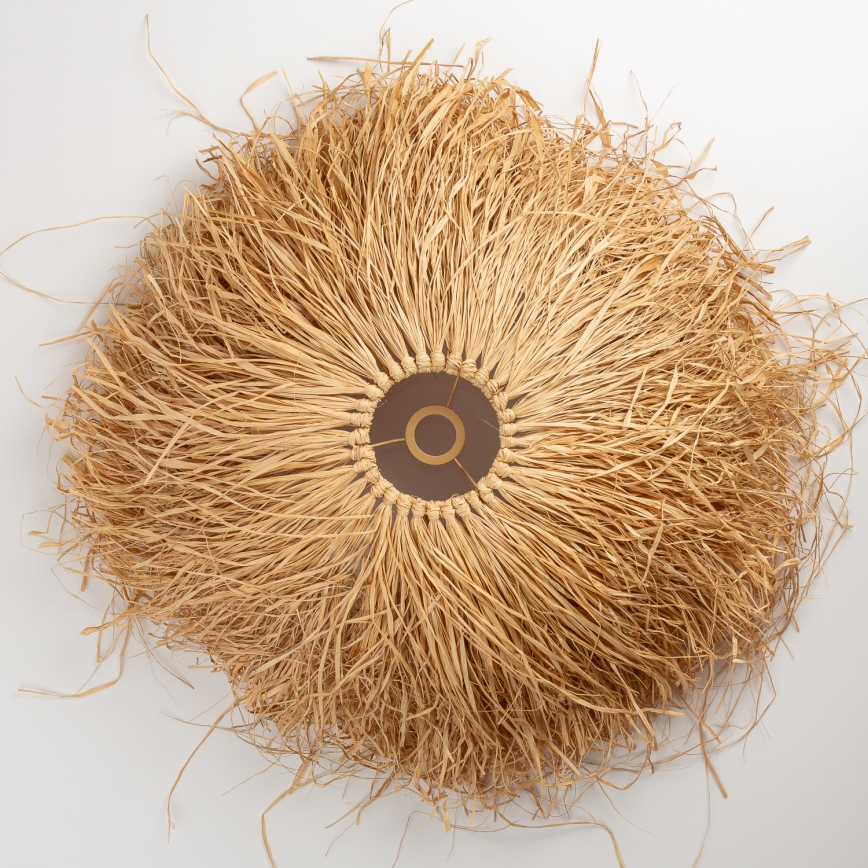 Brilagi - LED κρεμαστό φωτιστικό σε καλώδιο ανάρτησης CERIA BOHO 1xE27/40W/230V διάμ. 60 εκ., ραφία