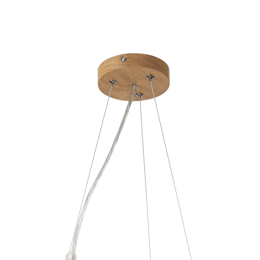 Brilagi - LED κρεμαστό φωτιστικό σε καλώδιο CARVALHO MODERN 3xE27/60W/230V δρυς Ø 47,5 εκ.