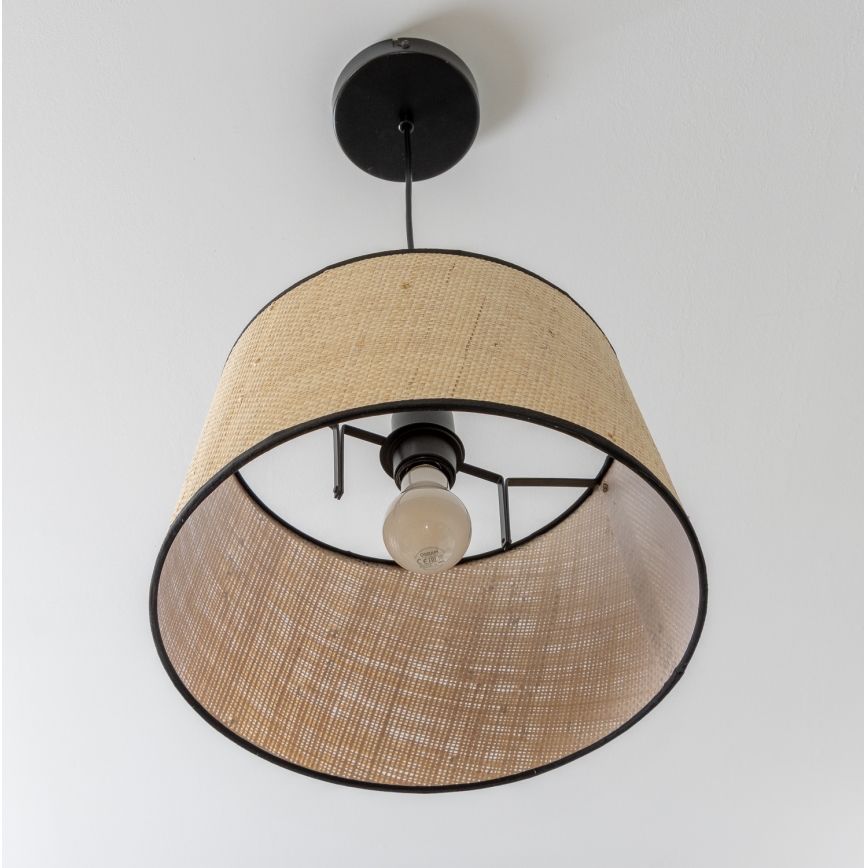 Brilagi - LED κρεμαστό φωτιστικό σε καλώδιο CERIA 1xE27/40W/230V Ø 35 cm μπεζ