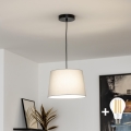 Brilagi - LED κρεμαστό φωτιστικό σε καλώδιο CERIA 1xE27/40W/230V, διάμ. 30 cm, γκρι