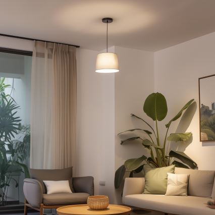 Brilagi - LED κρεμαστό φωτιστικό σε καλώδιο CERIA 1xE27/40W/230V, διάμ. 30 cm, γκρι