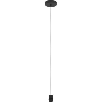 Brilagi - LED κρεμαστό φωτιστικό σε καλώδιο CERIA BOHO 1xE27/40W/230V Ø 70 cm μαύρο/καφέ