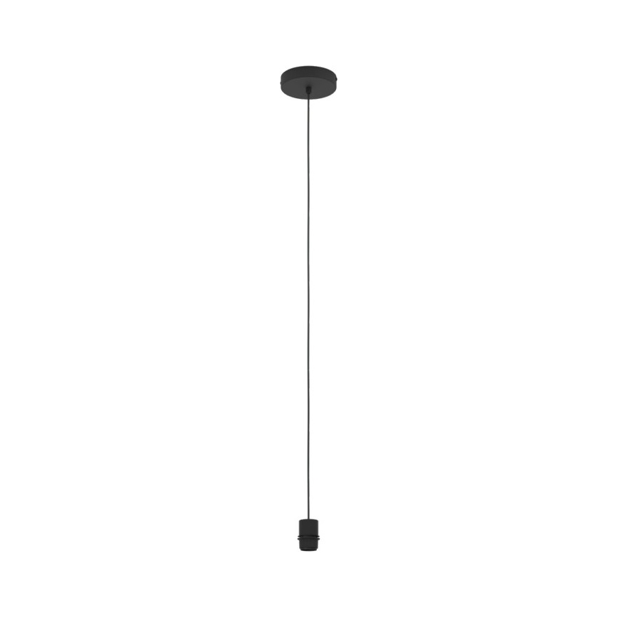 Brilagi - LED κρεμαστό φωτιστικό σε καλώδιο CERIA BOHO 1xE27/40W/230V Ø 70 cm μαύρο/καφέ