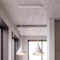 BRILAGI - LED Κρεμαστό φωτιστικό σε καλώδιο CONE DOUBLE 2xGX53/15W/230V λευκό