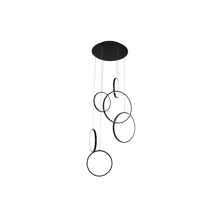 Brilagi - LED κρεμαστό φωτιστικό σε καλώδιο ECHO LED/80W/230V 4000K Ø 50 cm μαύρο