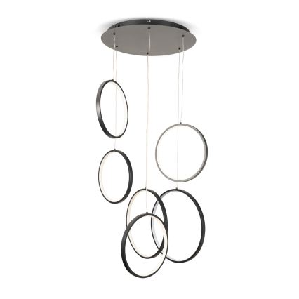 BRILAGI - LED κρεμαστό φωτιστικό σε καλώδιο ECHO LED/80W/230V 4000K Ø 50 cm μαύρο