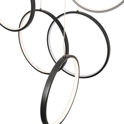 BRILAGI - LED κρεμαστό φωτιστικό σε καλώδιο ECHO LED/80W/230V 4000K Ø 50 cm μαύρο