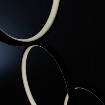 BRILAGI - LED κρεμαστό φωτιστικό σε καλώδιο ECHO LED/80W/230V 4000K Ø 50 cm μαύρο