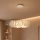 Brilagi - LED κρεμαστό φωτιστικό σε καλώδιο FEATHER 3xE27/40W/230V + 3xLED/3W διάμετρος 50 cm λευκό