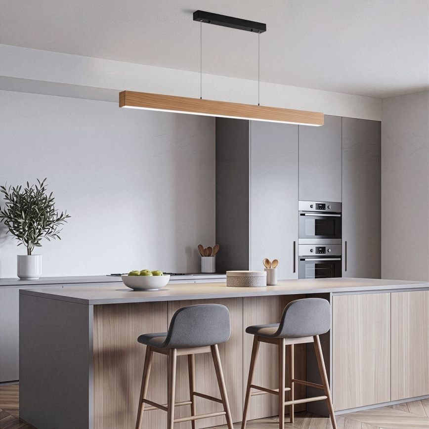 BRILAGI - LED Κρεμαστό φωτιστικό σε καλώδιο GARDALINE LED/90W/230V 120 cm δρυς