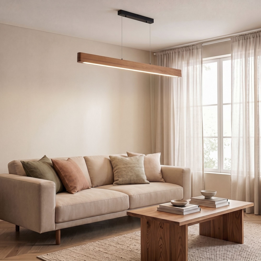 BRILAGI - LED Κρεμαστό φωτιστικό σε καλώδιο GARDALINE LED/90W/230V 120 cm δρυς
