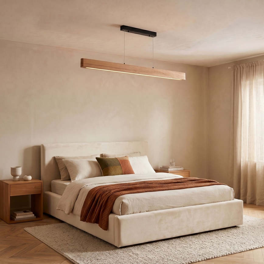 BRILAGI - LED Κρεμαστό φωτιστικό σε καλώδιο GARDALINE LED/90W/230V 120 cm δρυς