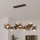 Brilagi - LED Κρεμαστό Φωτιστικό σε Καλώδιο MILLA 10xG9/3W/230V καφέ/καπνιστό καφέ