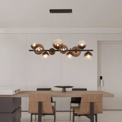 Brilagi - LED Κρεμαστό Φωτιστικό σε Καλώδιο MILLA 10xG9/3W/230V καφέ/καπνιστό καφέ