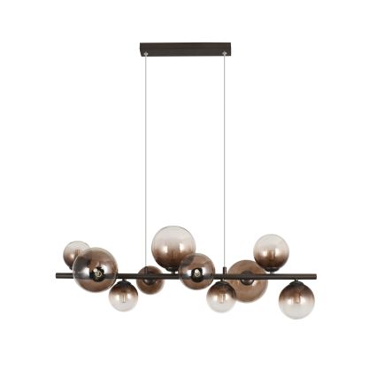 Brilagi - LED Κρεμαστό Φωτιστικό σε Καλώδιο MILLA 10xG9/3W/230V καφέ/καπνιστό καφέ