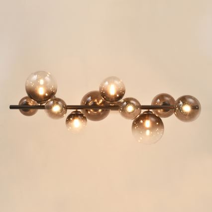 Brilagi - LED Κρεμαστό Φωτιστικό σε Καλώδιο MILLA 10xG9/3W/230V καφέ/καπνιστό καφέ