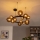 Brilagi - LED κρεμαστό φωτιστικό σε καλώδιο MILLA 15xG9/3W/230V καφέ/καπνιστό καφέ