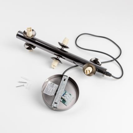 Brilagi - LED κρεμαστό φωτιστικό σε καλώδιο MILLA 6xG9/3W/230V μαύρο χρώμιο/λευκό