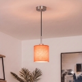 Brilagi - LED κρεμαστό φωτιστικό σε καλώδιο NUBILA 1xE27/60W/230V Ø 14 cm μαύρο/πορτοκαλί