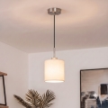 Brilagi - LED κρεμαστό φωτιστικό σε καλώδιο NUBILA 1xE27/60W/230V Ø 14 εκ. μαύρο/κρεμ