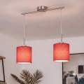 Brilagi - LED κρεμαστό φωτιστικό σε καλώδιο NUBILA 2xE27/60W/230V κόκκινο