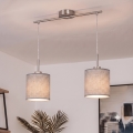 Brilagi - LED κρεμαστό φωτιστικό σε καλώδιο NUBILA 2xE27/60W/230V γκρι