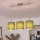 Brilagi - LED κρεμαστό φωτιστικό σε καλώδιο NUBILA 3xE27/60W/230V πράσινο