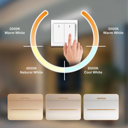 Brilagi - LED κρεμαστό φωτιστικό σε καλώδιο OAK LED/30W/230V 3000/4500/6000K δρυς