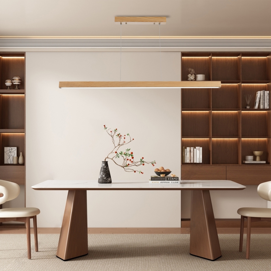 Brilagi - LED κρεμαστό φωτιστικό σε καλώδιο OAK LED/30W/230V 3000/4500/6000K δρυς